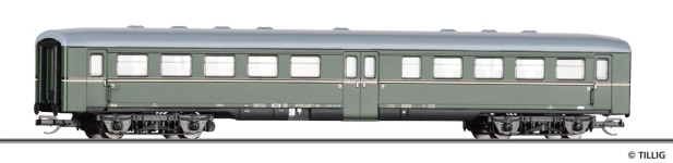Tillig 13878 - TT - Personenwagen Bghu, 2. Klasse, DR, Ep. IV - 2. Betriebsnummer